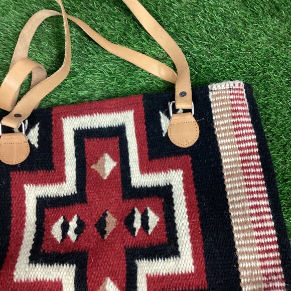 Saddle Blanket Wool Tote Bag - Picture 5 of 12